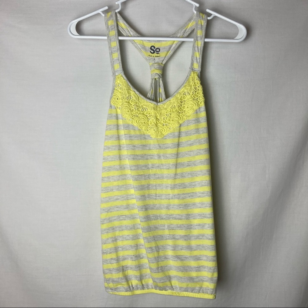 SO Racerback striped Tank B59